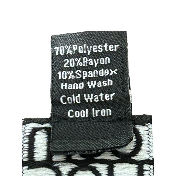 Zebra Print Clara Sun Woo Women's Size L Top Tunic Flutter Sleeve - Picture 7 of 7